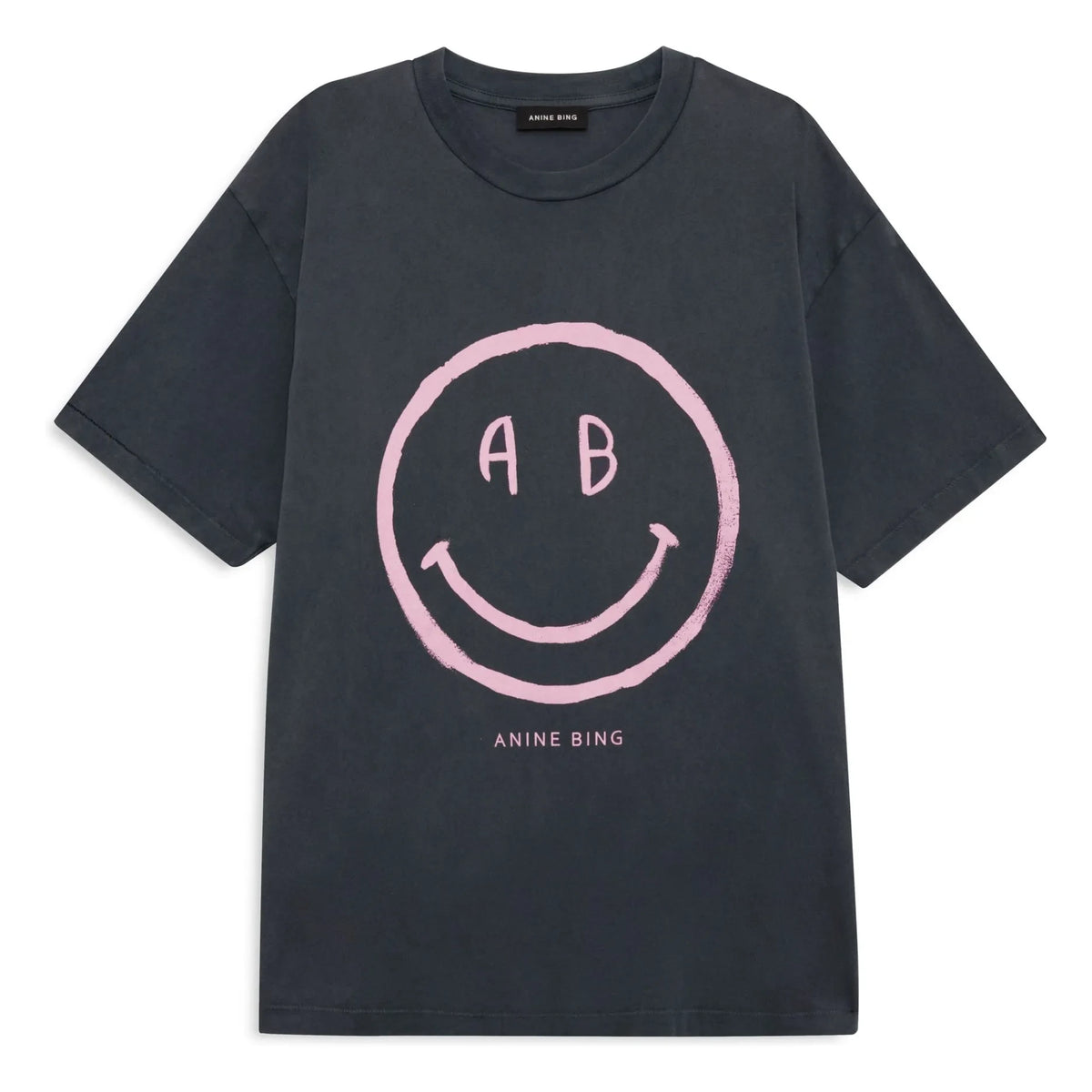 Anine Bing - Wagner Smiley T-Shirt | Grey