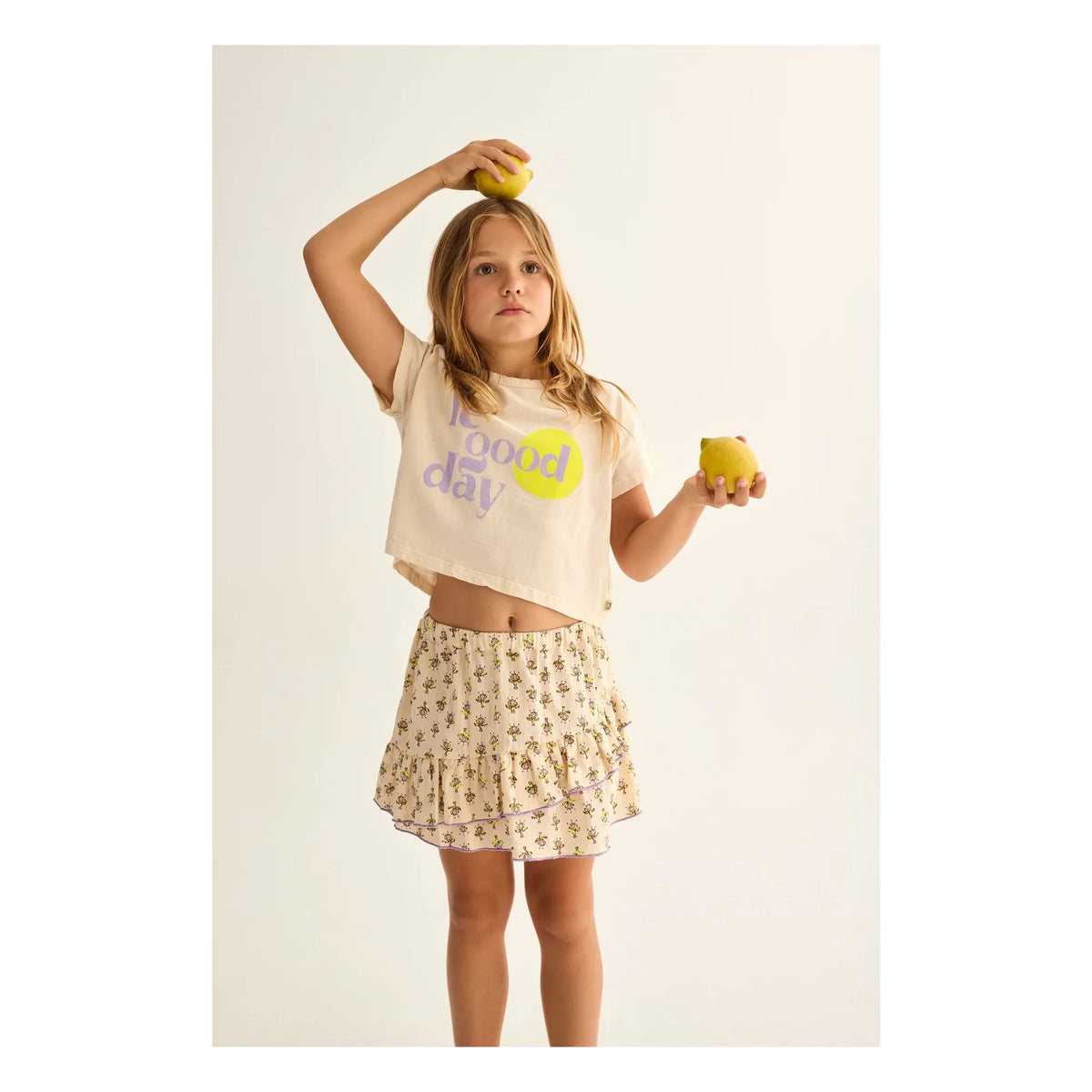 Cozmo - Molly Fleurie Organic Cotton Skirt | Lavender