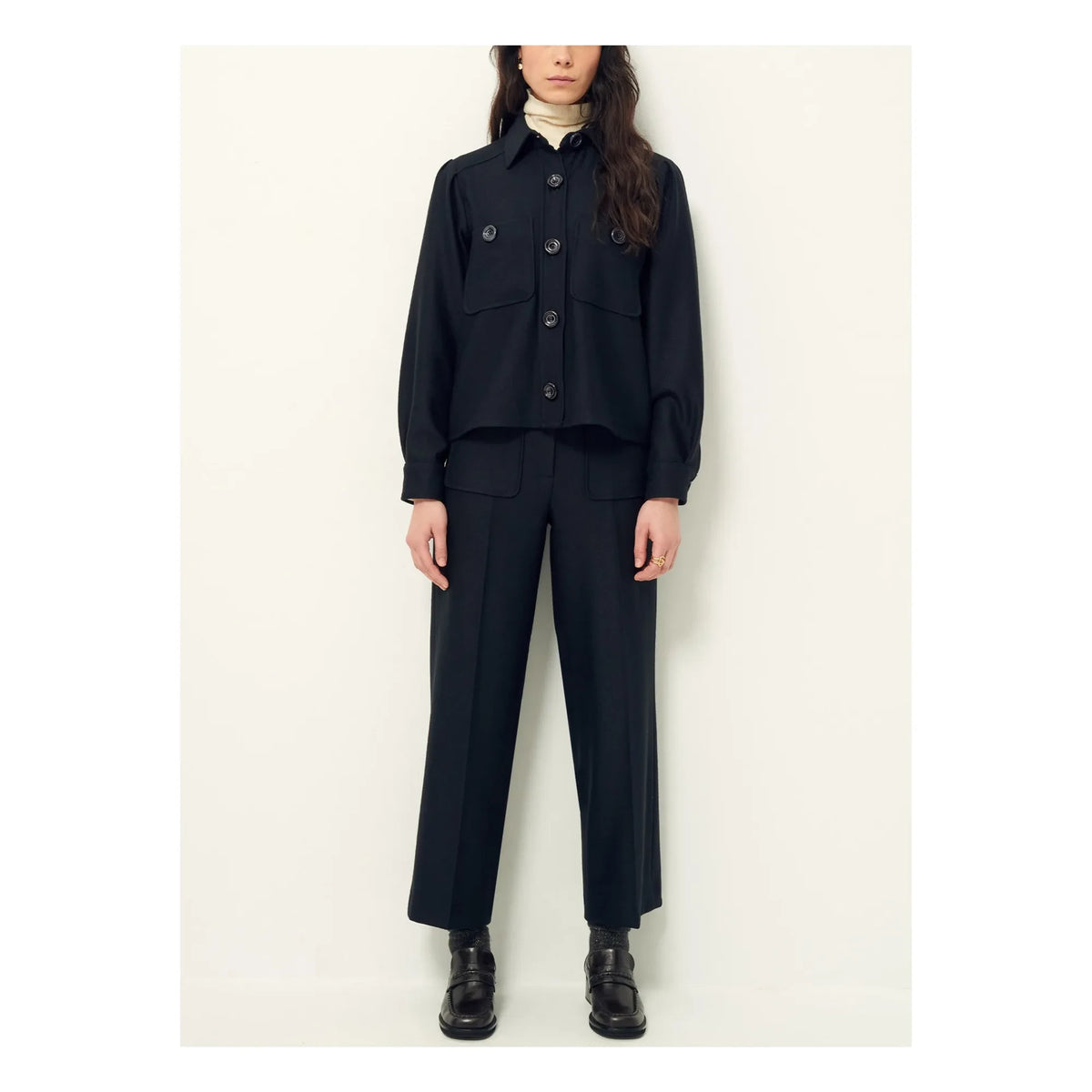 Sessùn - Alberwool Recycled Fiber Trousers | Black