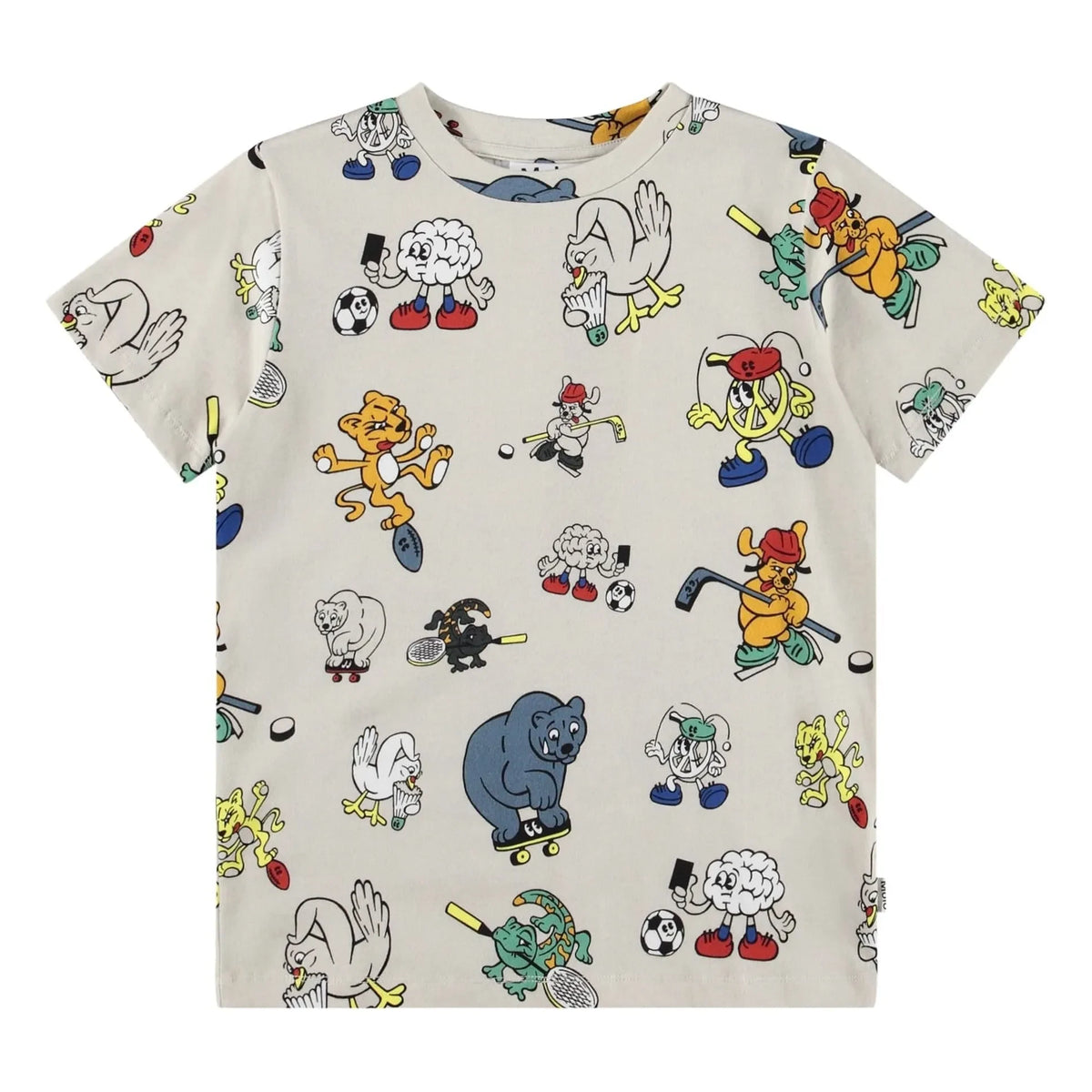 Molo - Ralphie Organic Cotton T-Shirt | Grey