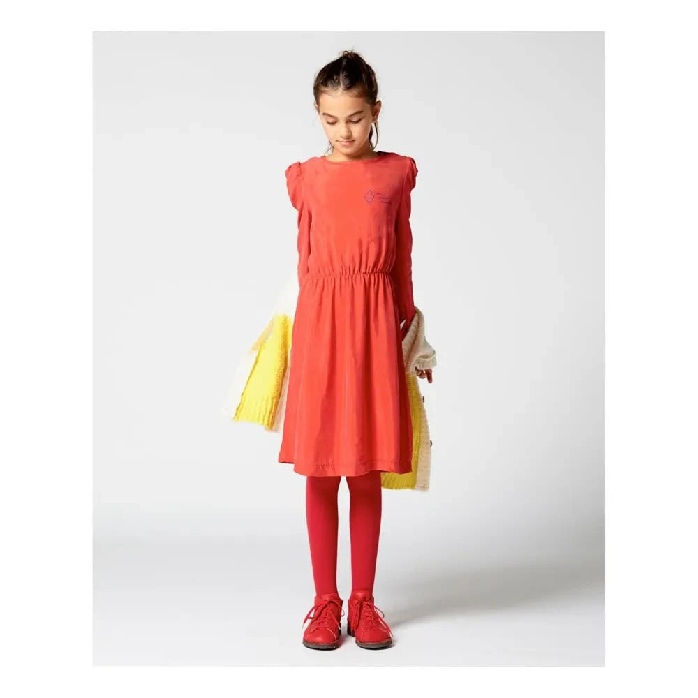 The Animals Observatory - Cupro Yunus Dress | Red