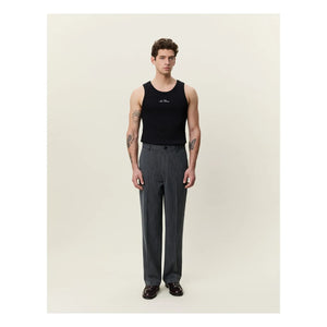 Les Deux - Houndstooth Pants | Dark Gray