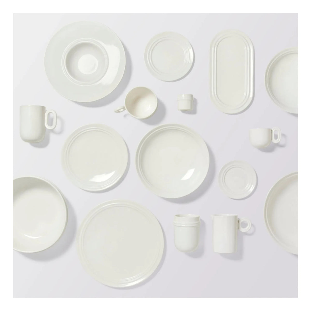 Broste Copenhagen - Stevns Stoneware Soup Plate | White