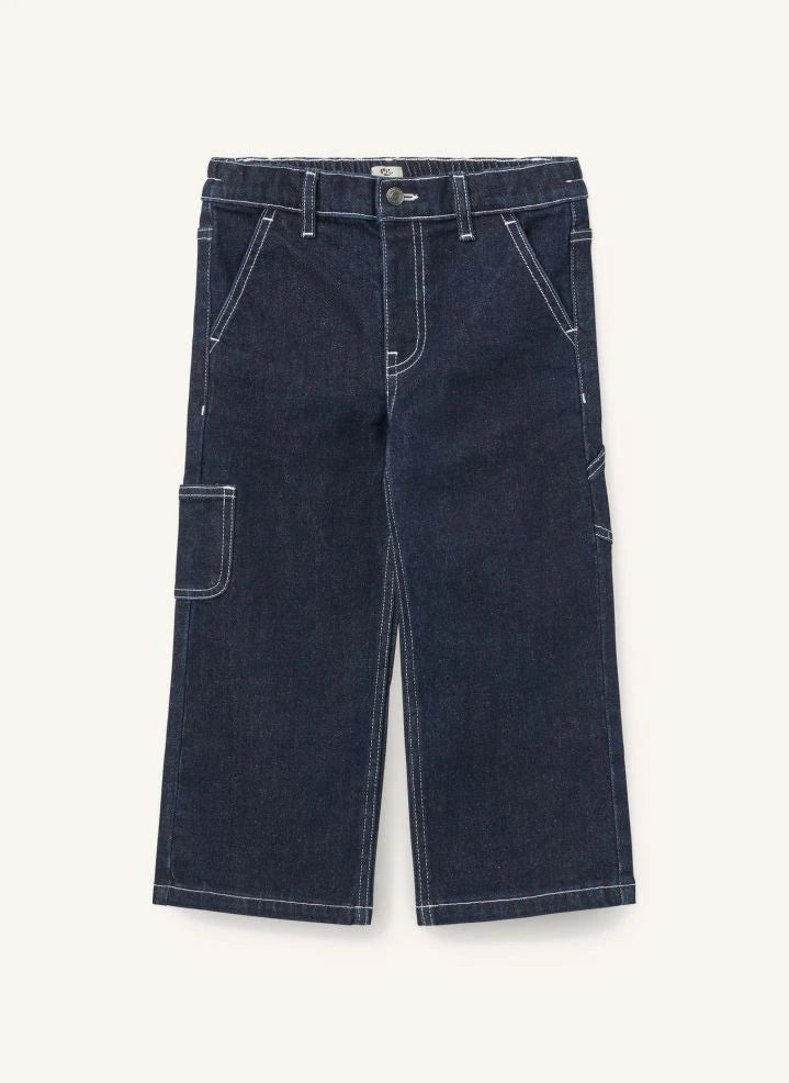 Copenhagen Colors - Organic Cotton Cargo Pants | Dark Blue
