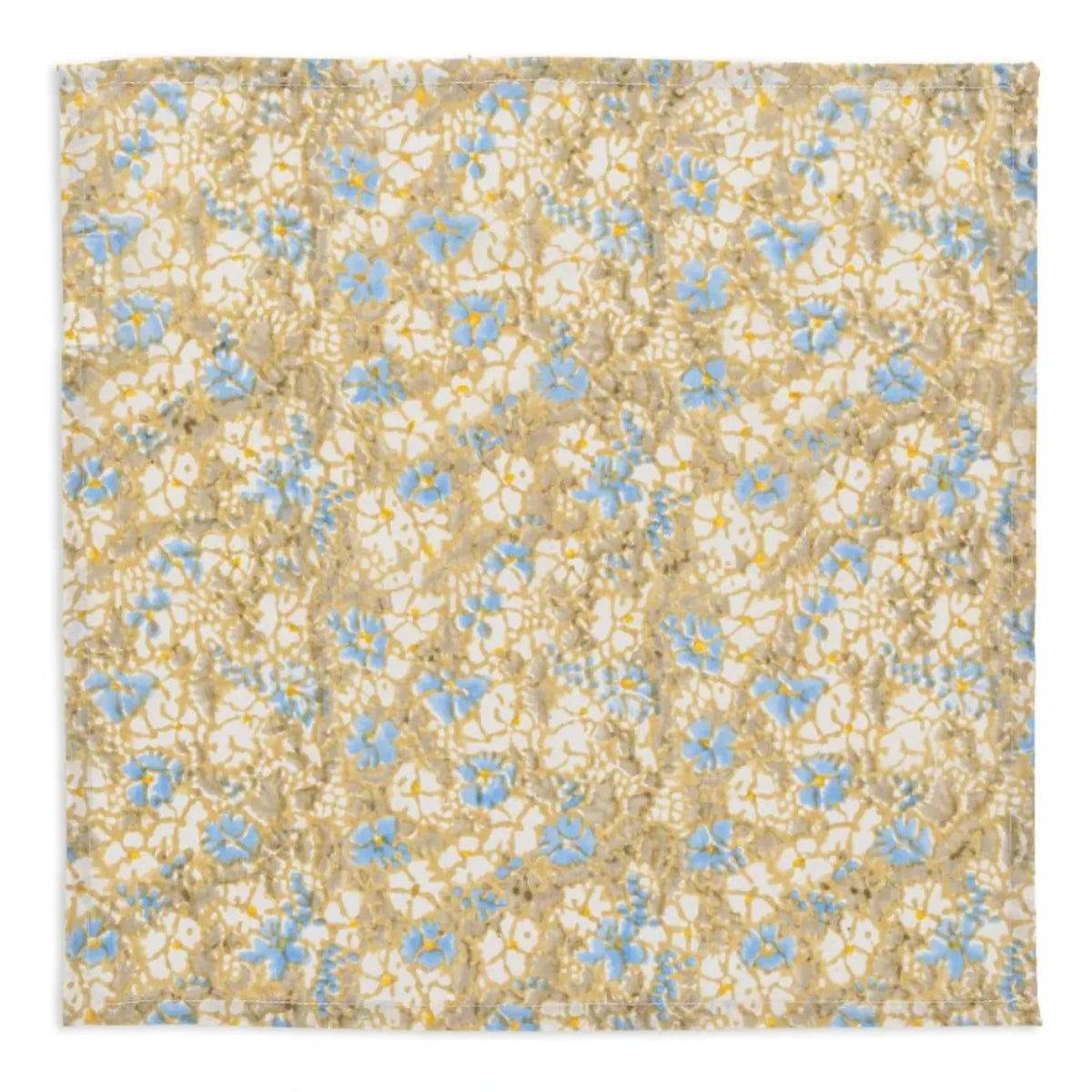 Le Monde Sauvage - Madras Napkin - 8-Pack | Yellow