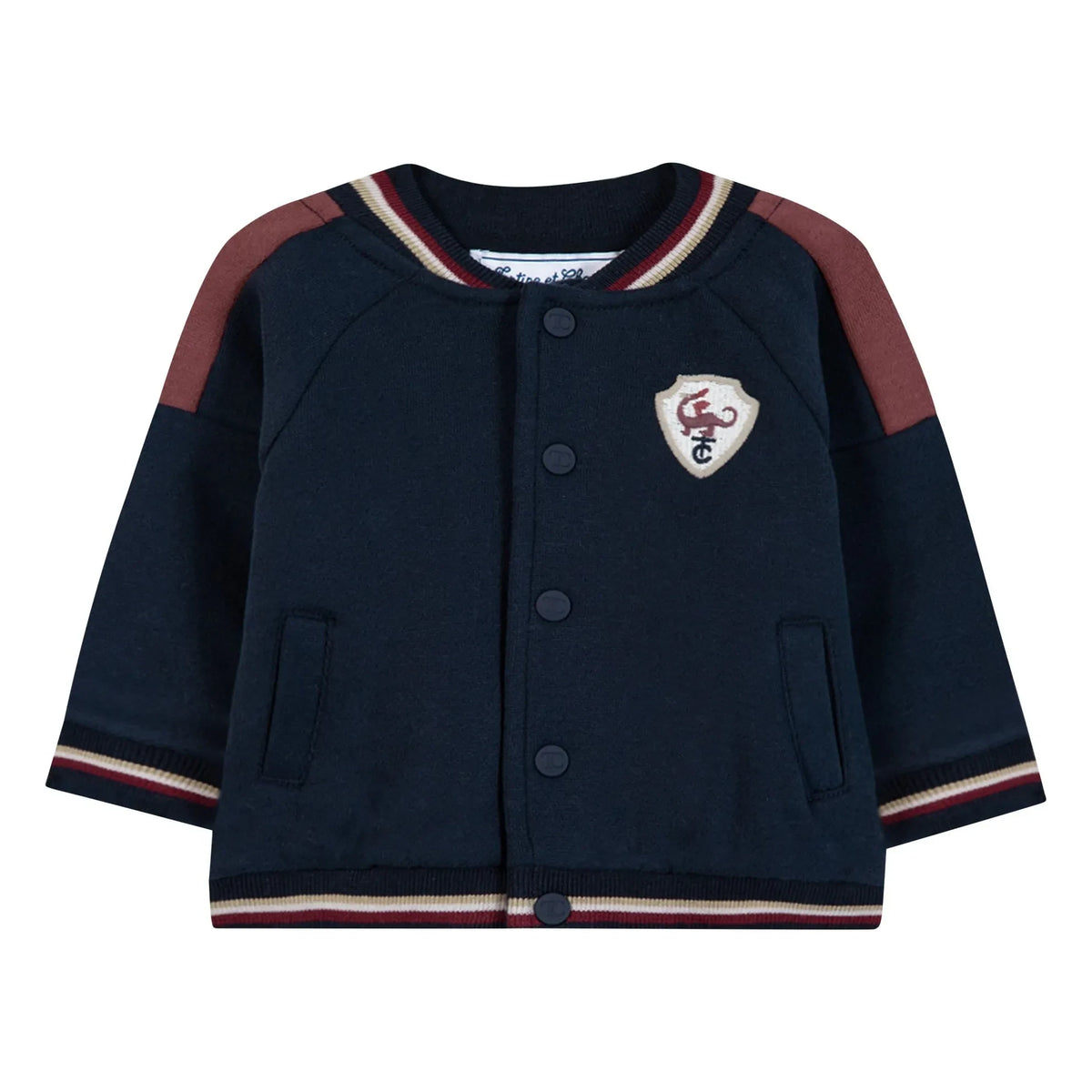 Tartine et Chocolat - Blason Bébé vest | Navy
