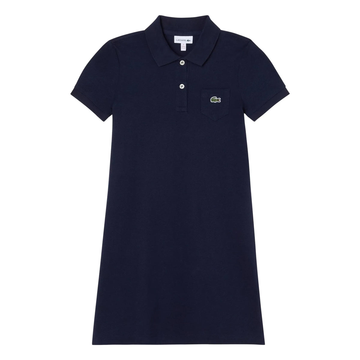 Lacoste - Organic Cotton Polo Dress | Navy