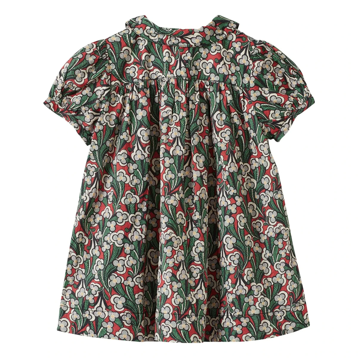 Caramel - Nina Liberty Dress and Bloomer Set | Burgundy