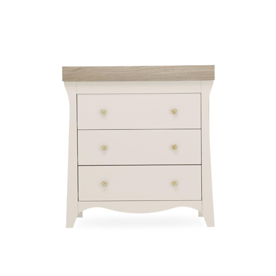 CuddleCo Clara 3-Drawer Dresser + Changer - Cashmere-Nursery Sets-Cashmere- | Natural Baby Shower