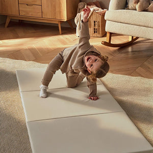 CuddleCo Tumble Play Mat 180 x 75cm - Pebble-Play Mats-Pebble- | Natural Baby Shower