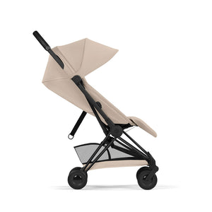 CYBEX Coya Comfort Compact Stroller - Cozy Beige/Black-Strollers-Cozy Beige/Black-Without Carrycot | Natural Baby Shower