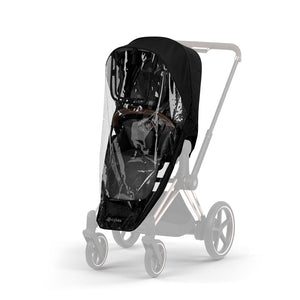 CYBEX e-Priam Comfort Pushchair & Foldable Carrycot - Sepia Black/Rose Gold-Strollers-Sepia Black/Rose Gold- | Natural Baby Shower