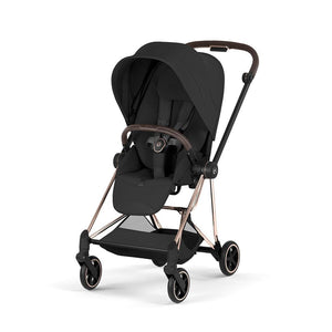 CYBEX Mios Style Single Pushchair-Strollers-Sepia Black-Rose Gold | Natural Baby Shower