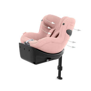 CYBEX Sirona Ti i-Size Plus Car Seat - Peach Pink-Car Seats-Peach Pink- | Natural Baby Shower