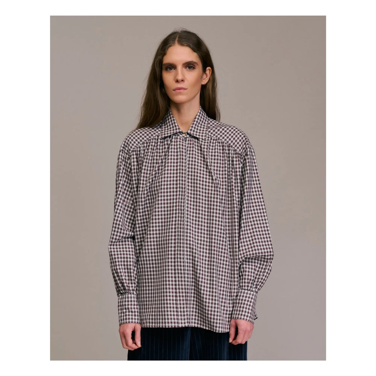 Diega - Carina Tartan Shirt | Red