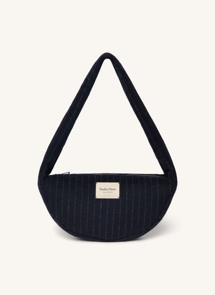 Studio Noos - Flannel shoulder bag | Navy