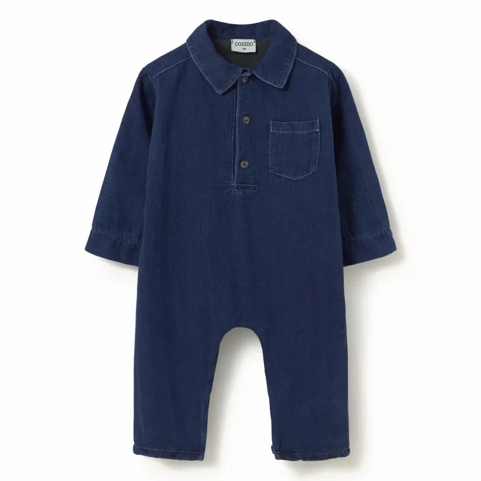 Cozmo - Irai Denim Overall | Blue