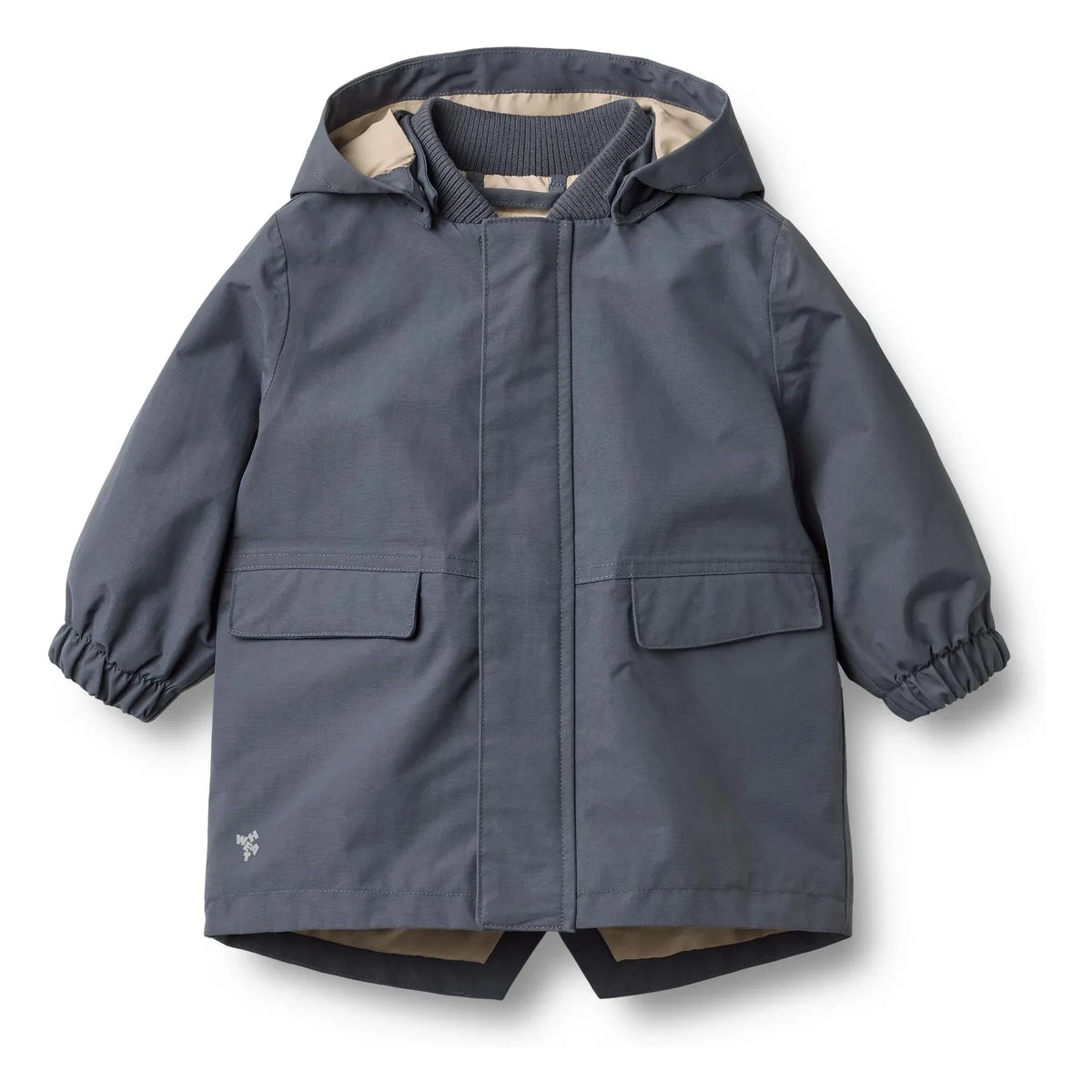 Wheat - Alke Recycled Fiber Parka | Grey Blue