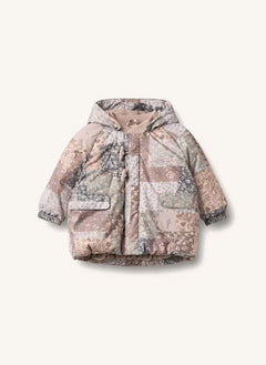 Wheat - Billo Flower-Print Padded Puffer Coat Made from Recycled Fibers | Pink