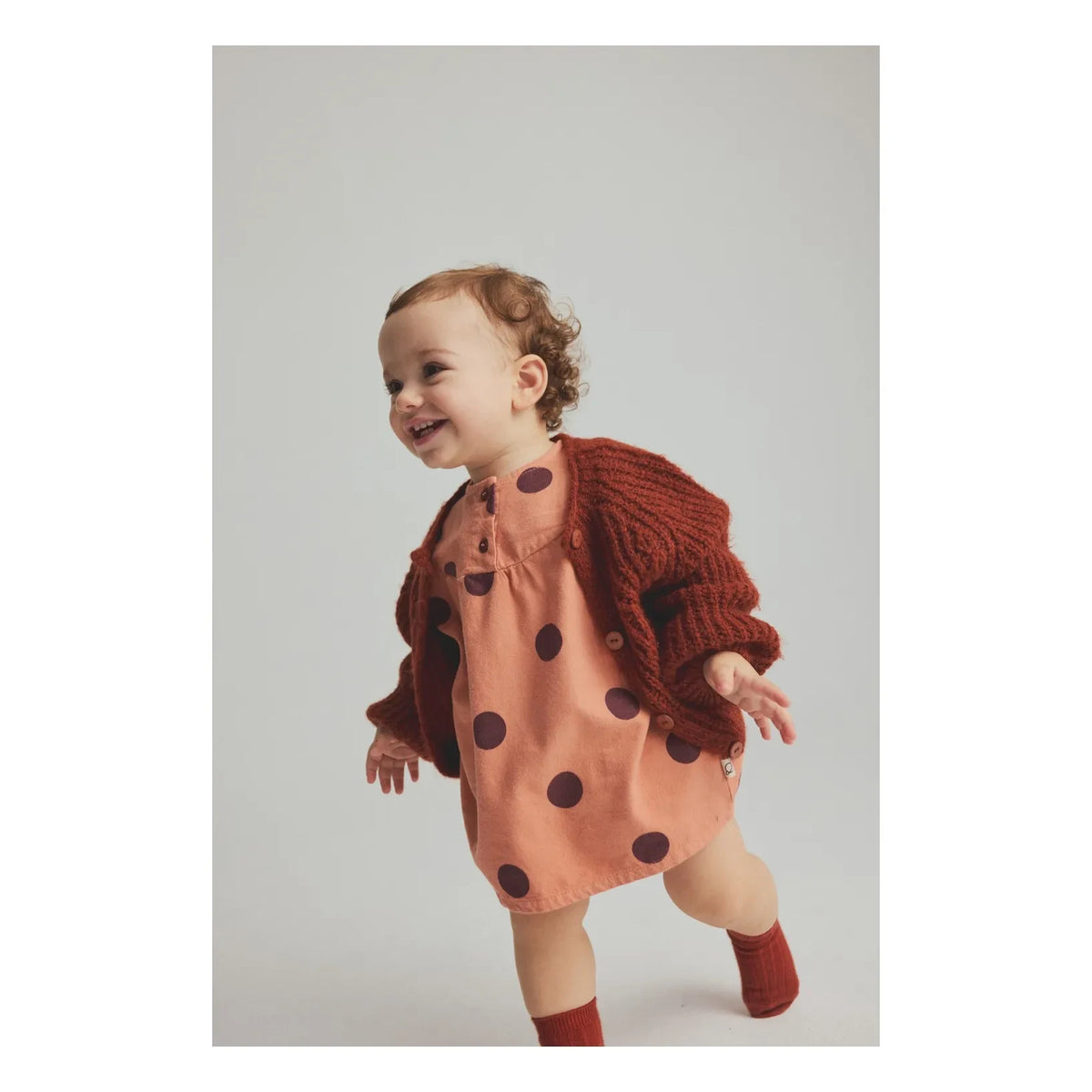 Cozmo - Aroa Pois Dress | Coral