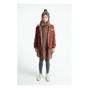 Piupiuchick - Here We Go Velvet Organic Cotton Jacket | Burgundy