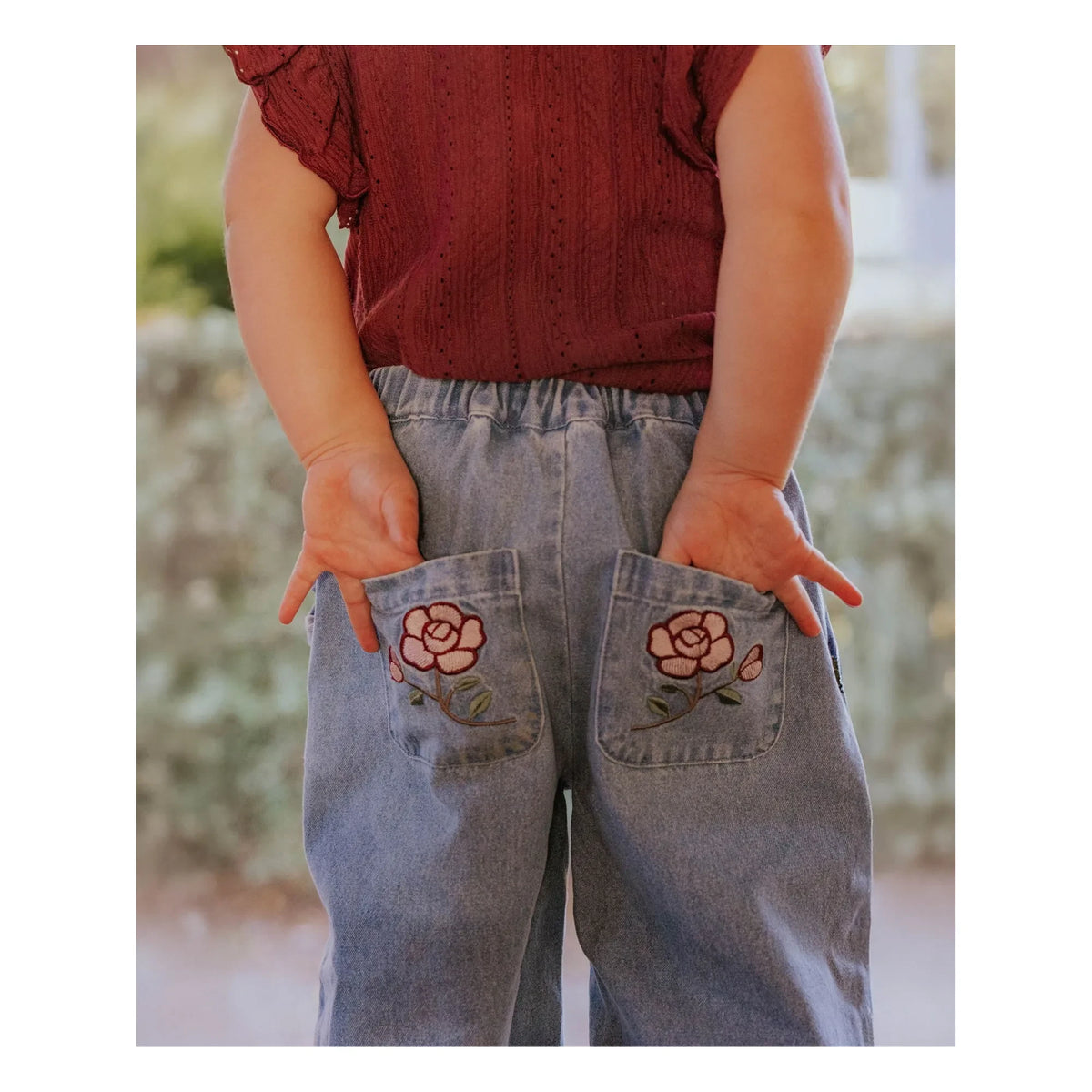 Fliink - Jean Don Flowers | Light Blue