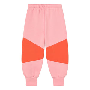 Tinycottons - Tiny Color-blocked Organic Cotton Jogger | Pink