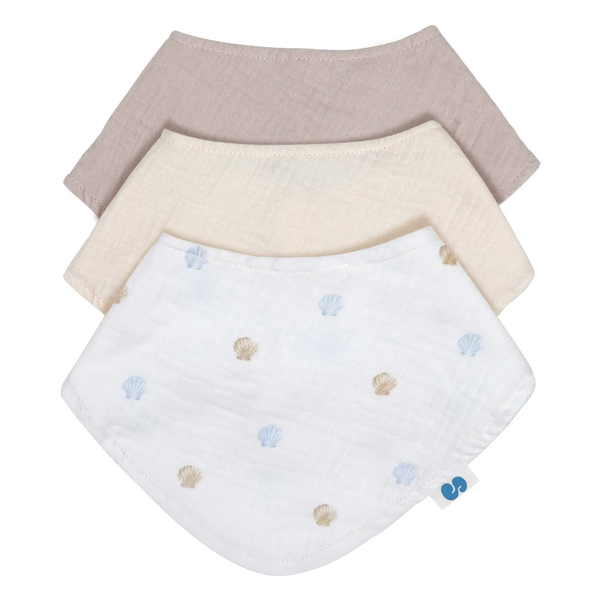 Soft Spot - Seaside organic cotton bibs and aprons - 3-piece set | Seaside