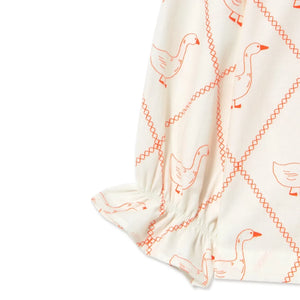 Tinycottons - "Geese" Pajama | White
