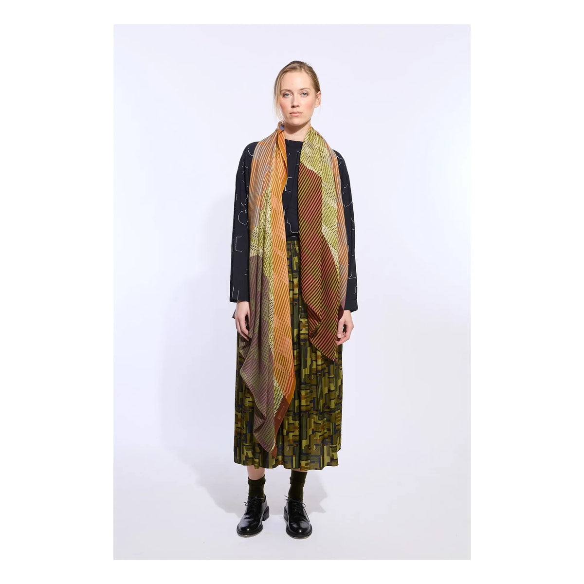 Mapoésie - Cadence Wool Scarf | Amande