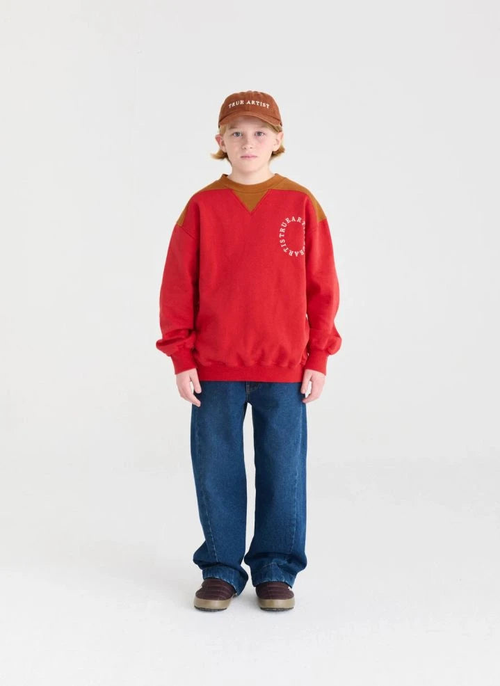 True Artist - Sweat N°14 Organic Cotton | Red