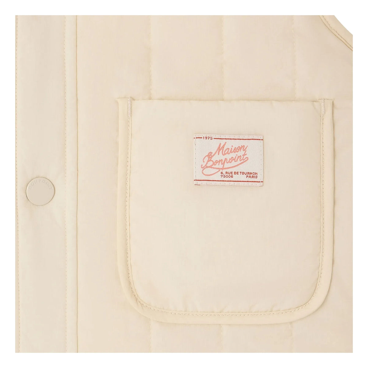 Bonpoint - Maya Double-Sided Sleeveless Jacket | Ecru