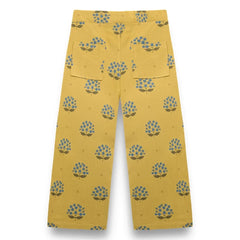 birinit - Arboleda organic cotton floral trousers | Yellow