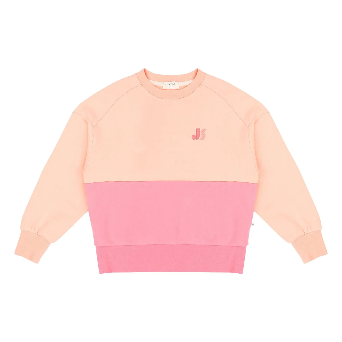 Jenest - Colour-Blocked organic cotton sweatshirt | Pink