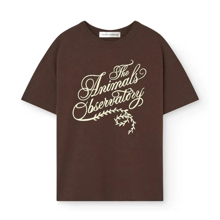 The Animals Observatory - Dunker The Animals Observatory T-Shirt Organic cotton | Brown