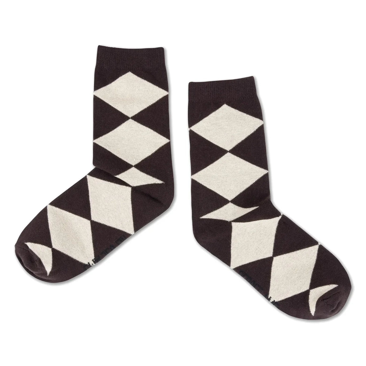 Repose AMS - Harlequin Socks | Brown