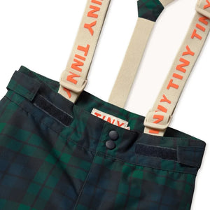 Tinycottons - Checkered Ski Pants | Green