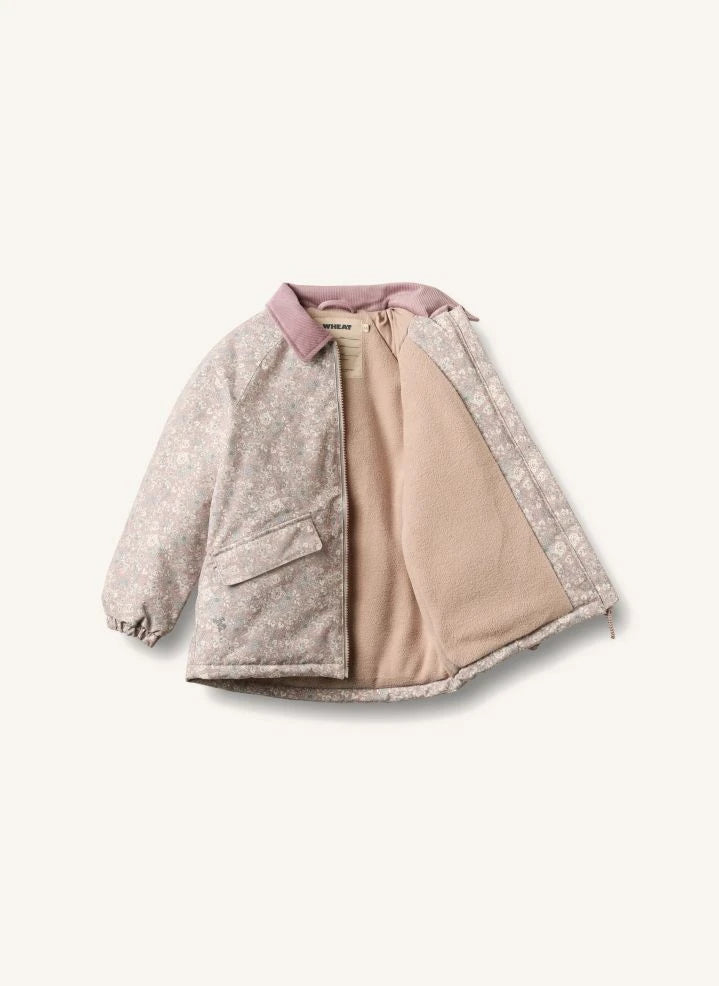 Wheat - Cloudie Fleurie Technical Jacket Made from Recycled Fibers | Dust Pink