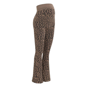 Mama Hangs - Mama Flow Maternity Flare Leggings | Leopard