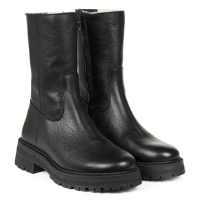 Angulus - Zipper Ankle Boots | Black