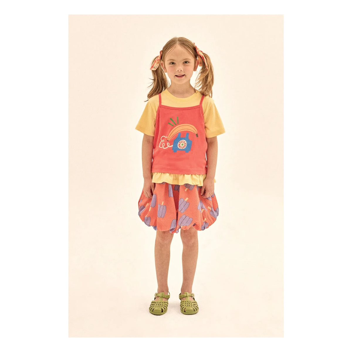 Jelly Mallow - Balloon Skirt Peppers | Orange