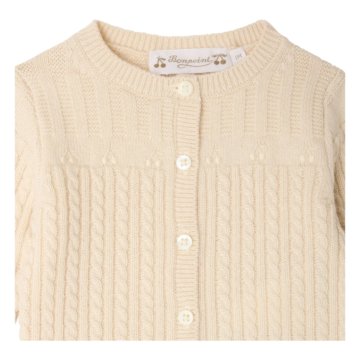 Bonpoint - Lavina Wool Cardigan and Trousers Set | Cream