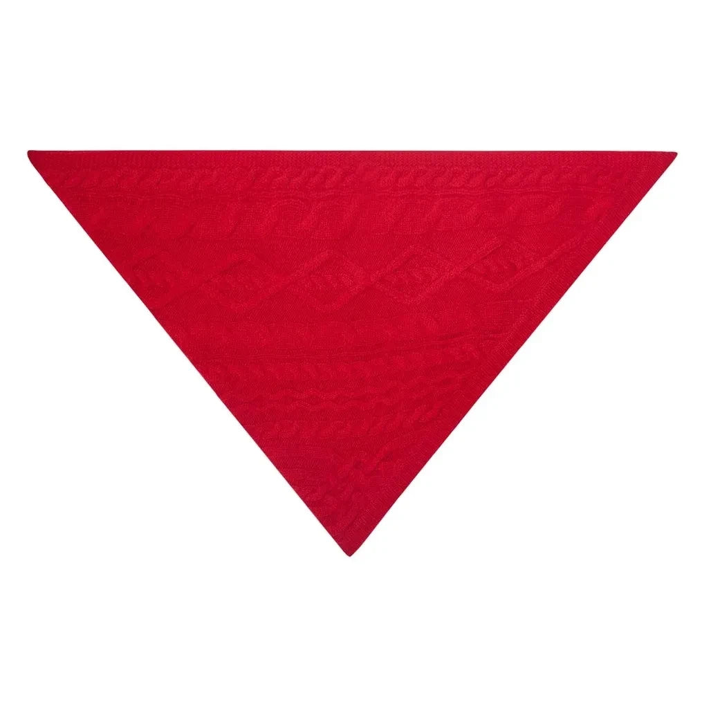 Bompard - Sacha Cashmere Triangle Shawl | Red