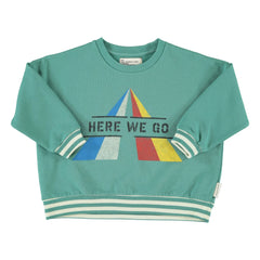 Piupiuchick - Here We Go Sweat Organic cotton | Green