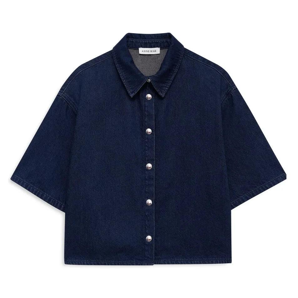 Anine Bing - Lincoln Shirt | Dark Blue