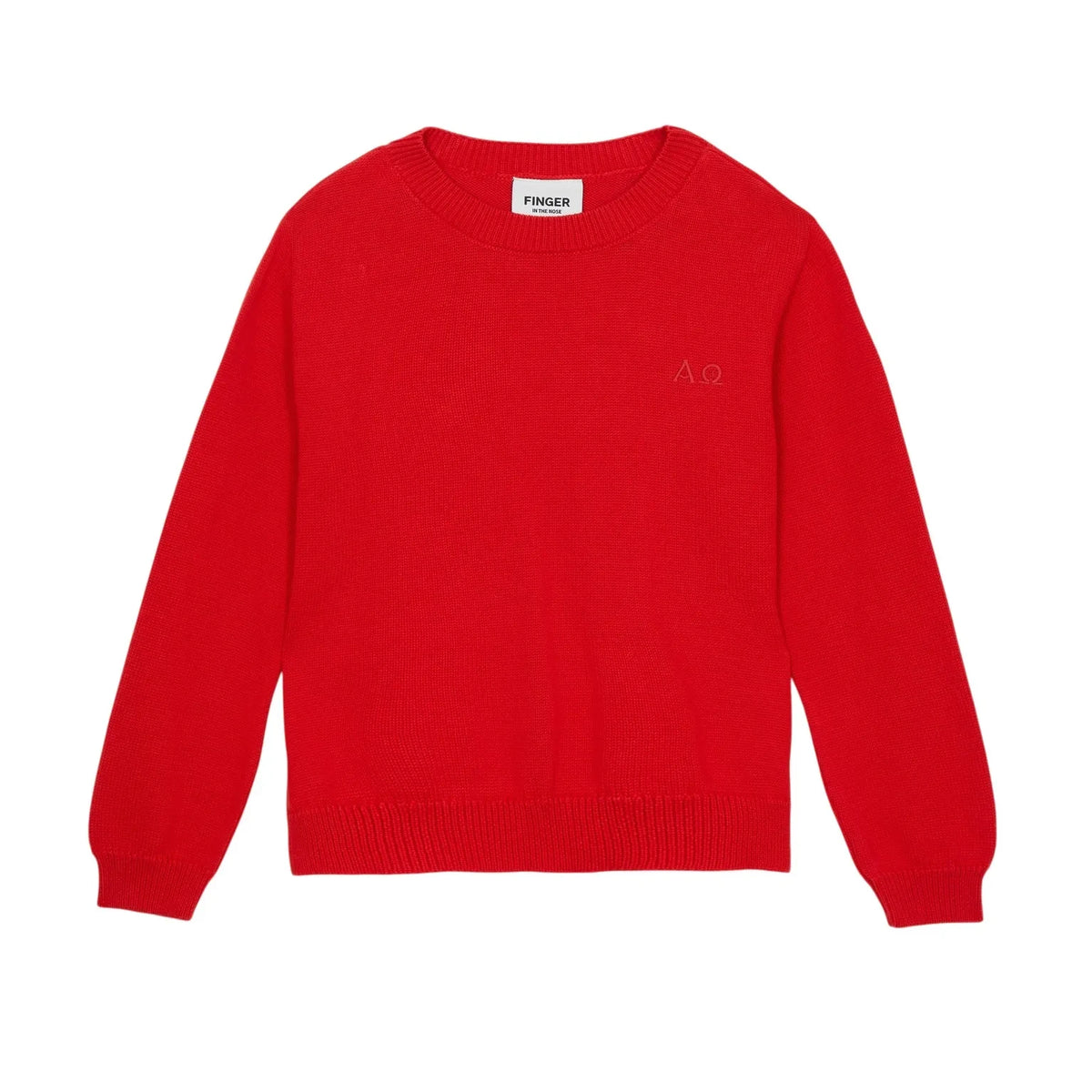 Finger in the nose - Salyn Organic Cotton Sweater | Red