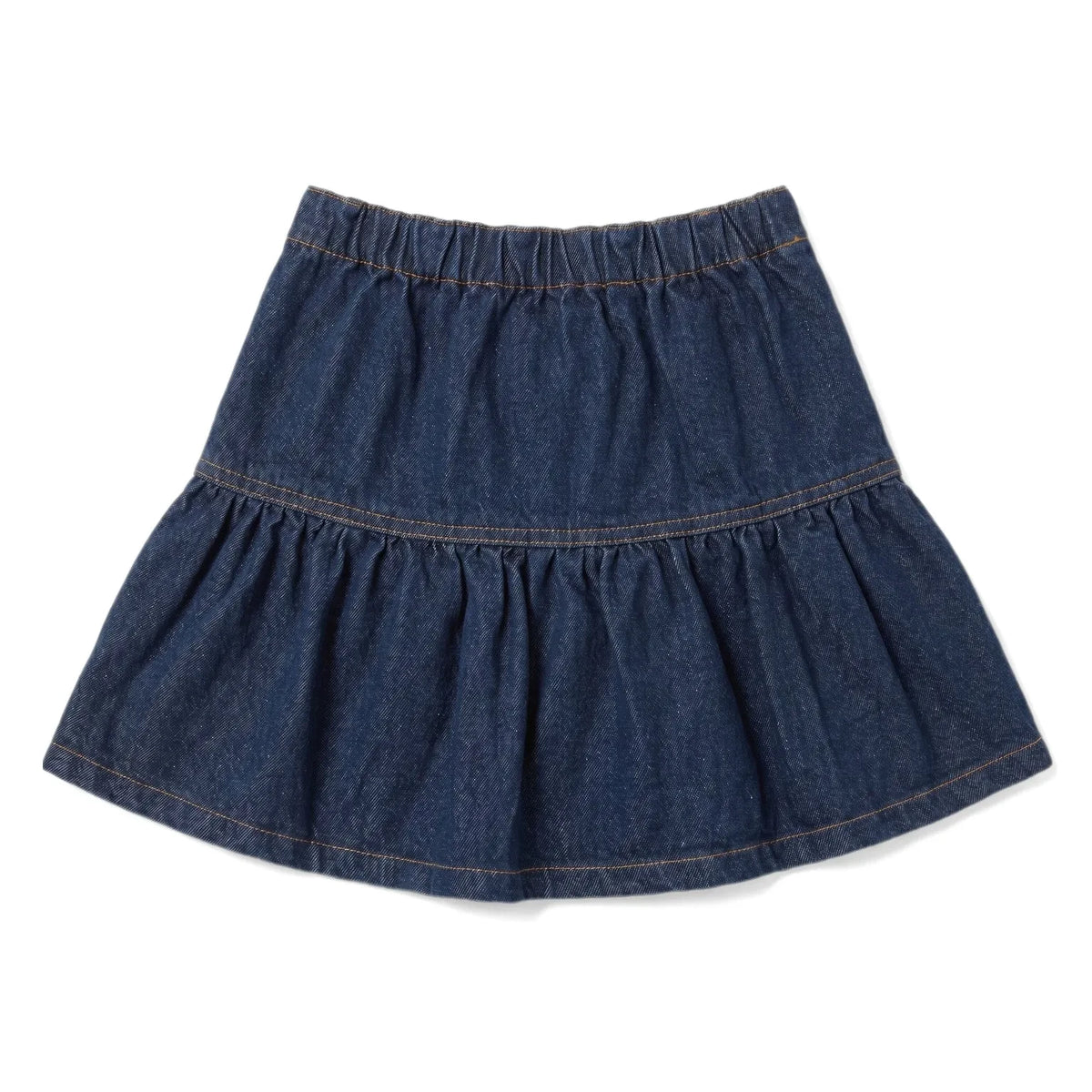 Smallable Kid - Ema button-up skirt | Denim blue