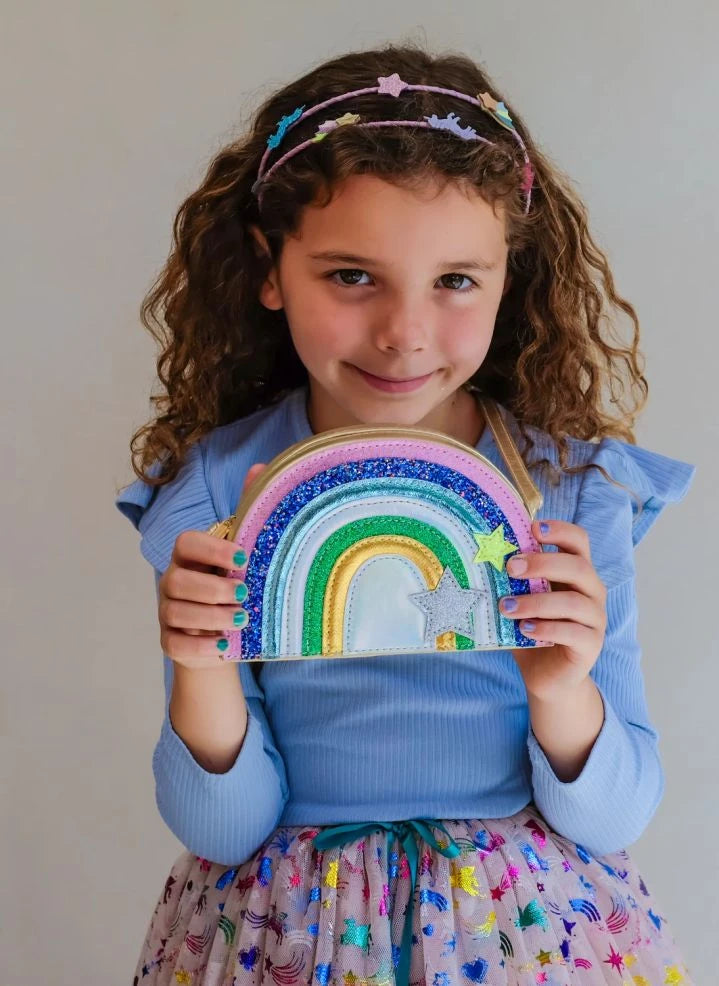 Mimi & Lula - Rainbow Unicorn Bag | Gold
