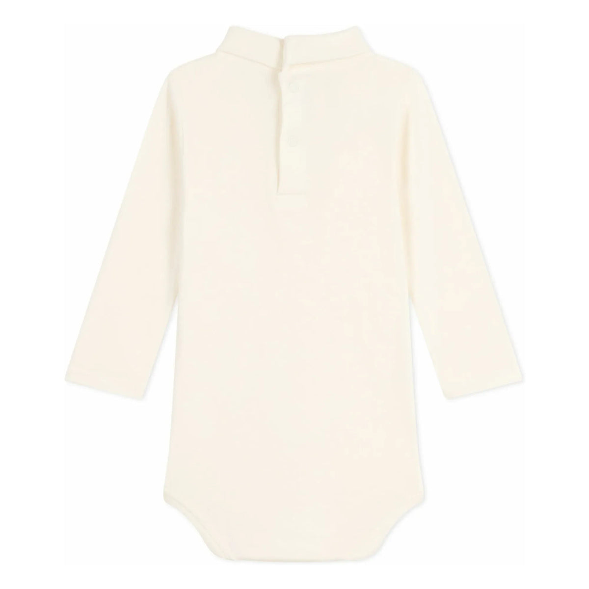 Petit Bateau - Organic cotton turtleneck bodysuit | Ecru