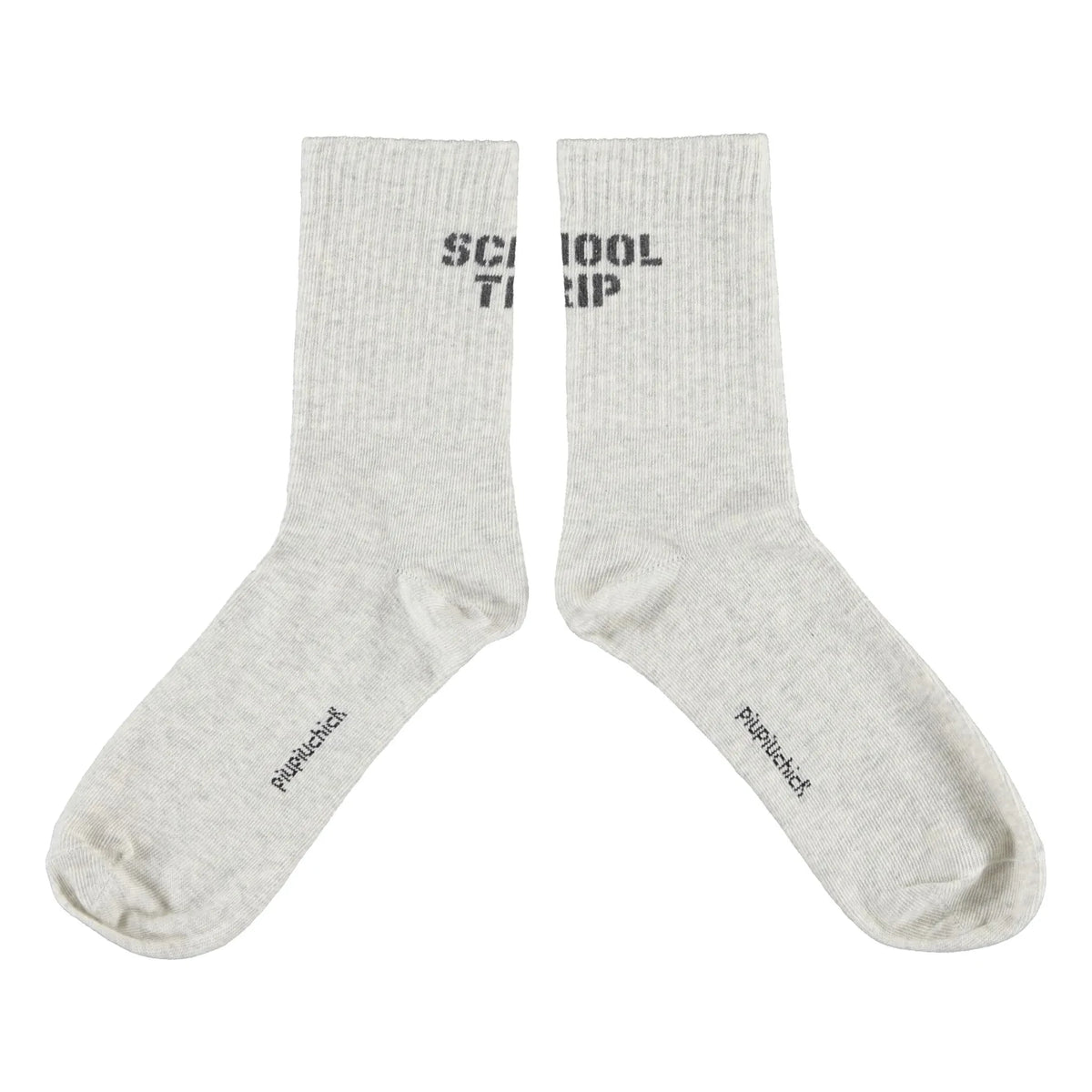 Piupiuchick - School Trip Socks | Heather Grey